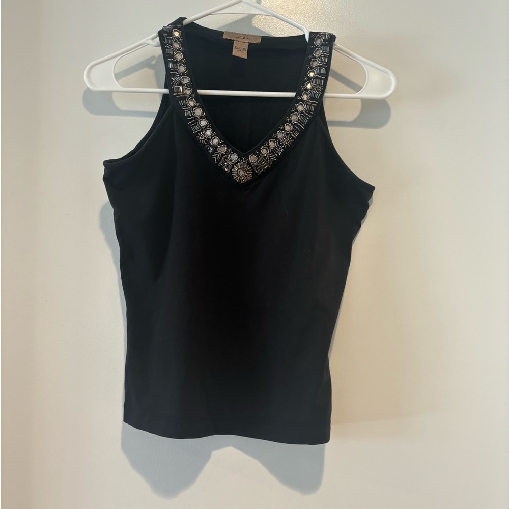 New beaded tank Vintage top